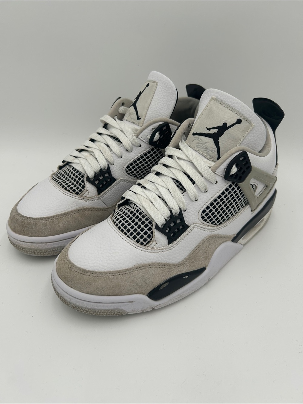 Nike Air Jordan 4 Retro "Military Black" Men's Mid Top Basketball DH6927-111 9.5